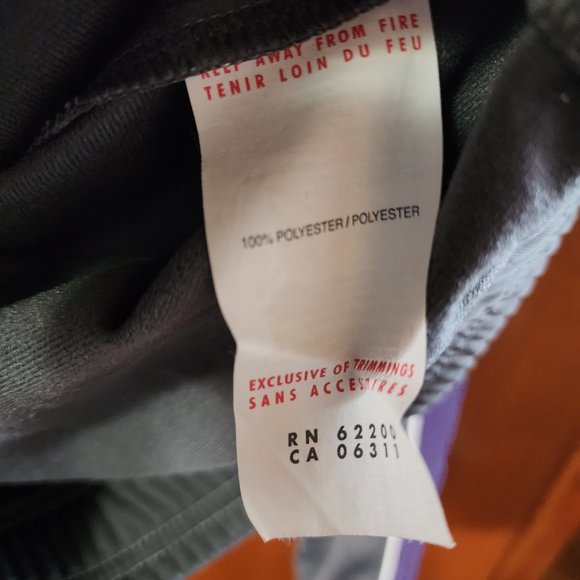 Women's Medium Puma Gray And Purple Full Zip Track Jacket - Picture 11 of 12